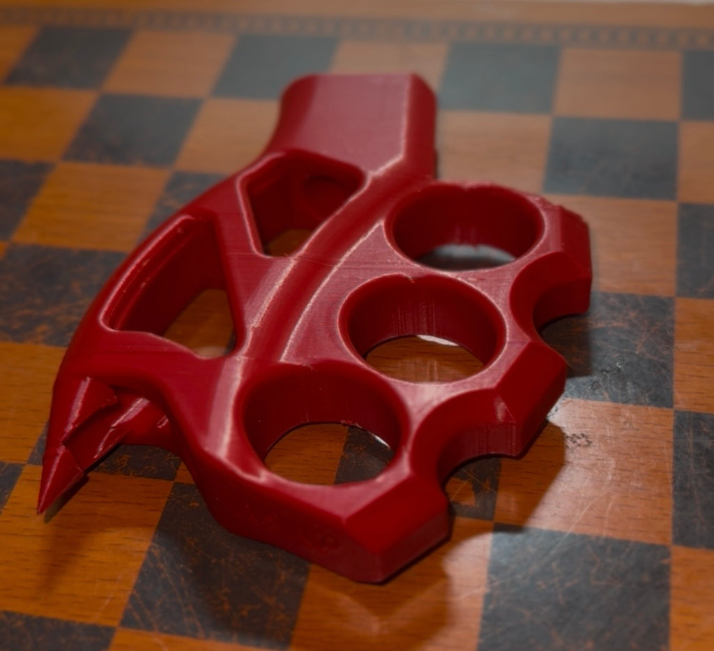 Spiked Brass Knuckle AR-15 Pistol Grip