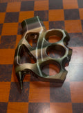 Military Green Camo Spiked Brass Knuckle AR-15 Pistol Grip
